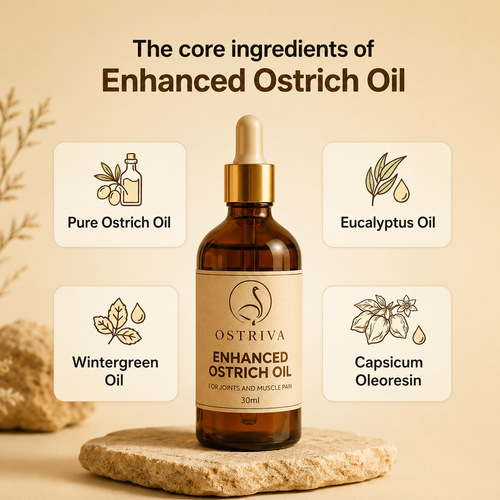 Enhanced Ostrich Oil For Muscle & Joint Pain