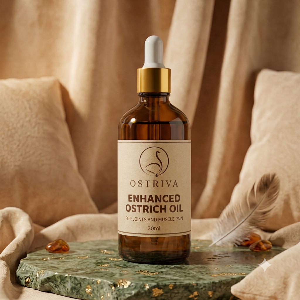 Enhanced Ostrich Oil For Muscle & Joint Pain